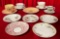 14 pcs Charming Vintage China Ceramic Tea Cup & Saucer Assortment. See pics.