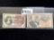 2 x Fractional notes 1863 4th issue10 cent fractional currency & 1874 -25 cent fractional Note