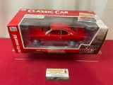 American Muscle 1970 Plymouth Duster 340 Model Car, in sealed box, approx 11 inches, 1:18 Scale