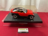 1999 Jeep Jeepster Model Car, in display case, approx 9 inches, 1:18 Scale
