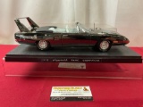 1970 Plymouth Hemi Superbird Model Car, in display case, approx 12 inches, 1:18 Scale