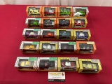 20 pieces of M2 Machines Die-Cast Model Cars in packaging, asst Detroit-Muscle, Auto-Thentics & m...