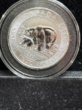 2015 Canada Polar Bear w/ cub 1.5 OZ .999 silver Uncirculated $ 8 Dollar Coin