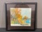Framed Pastel piece titled Lake Como by Elton G. Krafft, measures approx 19.5h x 21w inches