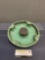 Vintage 1948 Roseville #1900 Hyde Park Ashtray, Wincraft Glaze, 3.5h x 9d inches
