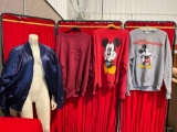 4 pcs Disney Apparel Collection. 3x Mickey Mouse Sweatshirts & 1 Jacket, Sizes XL- XXL. See pics.