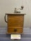 Vintage Coffee Grinder, Cast Iron Pieces, 11 inches tall