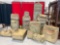16 pcs Vintage Hartman Khaki Nylon Travel Luggage Suitcases Set. Good Condition. See pics.