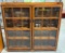 Hammary Sedona Modern Oak Wood Glass Fronted Book Case. Excellent Condition. See pics.