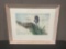 Framed Signed Watercolor on Board titled Black Iris by Robert Tucker, 23.5h x 31.5w x 2.5d inch