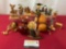 13 Japanese Carved Wooden Dioramas, Drinking Gourds, Bobbleheads, & more