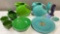 11 pcs Fiesta Ware Ceramic Dish Collection. 2x Pitchers, 2x Bud Vases, Cups & More! See pics.