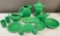 14 pcs Spring Green Fiesta Ware Ceramic Dish Assortment. Excellent Condition. See pics.