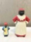 2 pcs Vintage Americana Cast Iron Aunt Jemima Painted Figural Cast Iron Coin Banks. See pics.