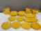 13 pcs Daffodil Yellow Fiesta Ware Ceramic Dish Assortment. Excellent Condition. See pics.