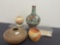 Tonala Mexican Vase, Calero Signed Vase, Pair of Nemadji Native Pottery vases
