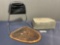 3 Vintage Vespa Pieces, Leather Seat Cover w/ pocket, Old Wood, & Vintage Cushion