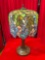 Tiffany Style Stained Glass Wisteria Table Lamp. Excellent Condition. Tested, Works. See pics.