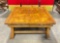 Vintage Lane Wood Coffee Table w/ Handsome Maple Burl Veneer. Very Good Condition. See pics.