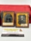 2x Antique Early 1800'S daguerreotype Photo of Man & Woman Relatives