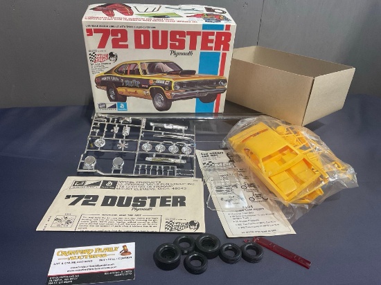 Vintage & Rare MPC 1/25 Scale Model Kit Plymouth 1972 Duster, NIP