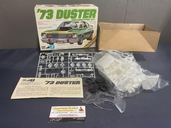 Vintage& Rare MPC 1/25 Scale Model Kit Plymouth 1973 Duster, NIP