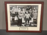 Framed Star Trek The Original Series Photo Signed by Bridge Crew, Shatner, Nimoy, Nichols, Kelley &