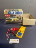 MPC 1/25 Scale Model Kit Jolly Roger Funny Car, partially constructed