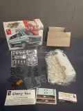 Vintage AMT 1/25 Scale Model Kit, Custom Chevy Van, NIP, main parts in plastic, w/ decals