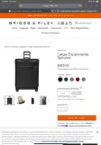 Briggs & Riley Large Expandable Spinner Suitcase U128CXSP-4. NIB. Excellent Condition. See pics.