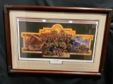 Framed Artist Proof #d 188/200 & Signed, At The Ready by James Dietz, 23h x 40.5w inches, w/ COA