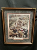 Framed #d 292/1200 & Signed Lithograph, titled A Time to Heal by Don Stivers, 32 x 27w inches, w/...