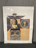 Vintage 70s Lithograph 
