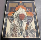 Vintage 70s Lithograph 