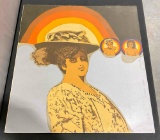Vintage 70s Lithograph 