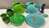 11 pcs Fiesta Ware Ceramic Dish Collection. 2x Pitchers, 2x Bud Vases, Cups & More! See pics.