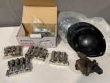 8 pcs Vintage Car Accessories & Parts. 1940s Ford Head Light Buckets, & More! See pics.