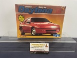 Vintage MPC 1/25 Scale Car Model Kit, Dodge Shelby Daytona 2 in 1 kit