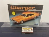 Vintage 1987 MPC 1/25 Scale Car Model Kit, 1969 Dodge Charger 500, 2 in 1 Set Stock/Custom