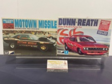 Pair of MPC Model Car Kits, 1:25 Scale, Dunn & Rea