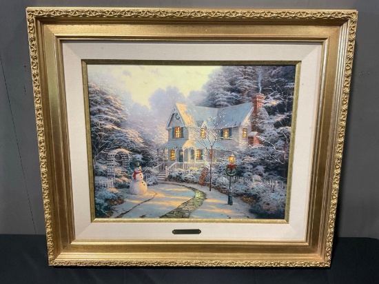 Framed Thomas Kinkade Accent Print, The Night Before Christmas, 26h x 30w inches