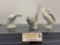Three Vintage LLADRO Figurines, Birds #1054, 4551 & 4553, Pair of Geese & Long Tailed Wren