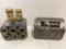 Antique Dictaphone Transcribing Machine Cameo Model w/ Cylinders. Incomplete. See pics.