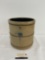 Antique 1880s Red Wing Stoneware Crock, 3 Gallon Crock, Iron Wire Banded, 10 inches