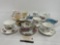 Collection of Cups & Saucers, 25 pieces, mostly matching, Royal York, RW, Royal Grafton, Eggshell