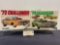 Pair of Model Kits, 1:25 Scale, MPC Dodge 1973 Challenger & 1974 Charger
