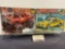 Pair of Model Car Kits, 1:25 Scale, MPC Monster Truck, Dodge Pickup & Auto Scape Barracuda