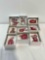 9 pcs Danbury Mint Ceramic WSU Cougars Christmas Ornament Collection. See pics.