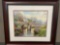 Framed Signed & #d 2324/2850 Litho titled Blossom Bridge by Thomas Kinkade, 28.5h x 32w inches