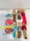 10 pcs Vintage Plastic Doll Collection. 5x Sunshine Family & Jessica w/ Outfits. See pics.